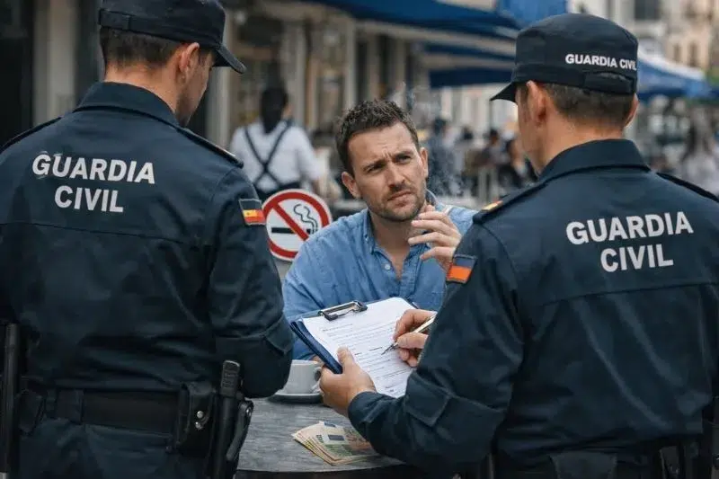 nueva ley del tabaco prohibicion fumar terrazas sancion - Nueva Ley del Tabaco: dónde no se podrá fumar y sanciones para ciudadanos y negocios Cliente fumando en terraza: sanciones de la Nueva Ley del Tabaco por fumar en zonas prohibidas.