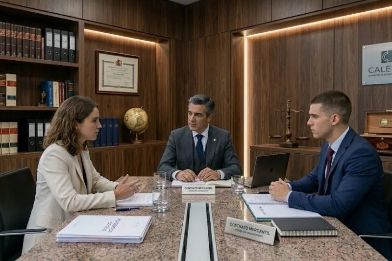 negociacion mediacion conflictos societarios - Mediación en conflictos entre socios: cuándo merece la pena intentarla Documentación societaria sobre una mesa durante una reunión de mediación empresarial